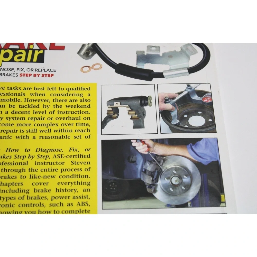 SA‎ Brake Repair How To Diagnose Fix Replace Cars Brakes Step By Step Book